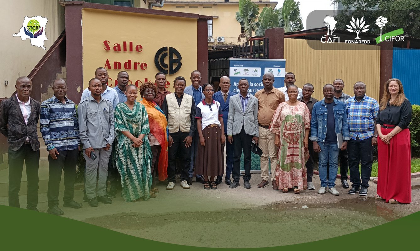 Suivi REDD+ : Le GTCRR RDC renforce les capacités de ses OSC membres à Kinshasa